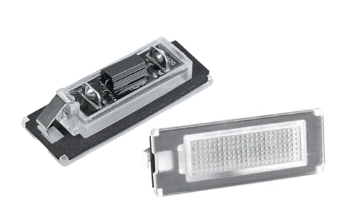 Lámpara LED blanca de matrícula para Citroen Jumper 2006-2019 plafón trasero alta densidad 2 uds