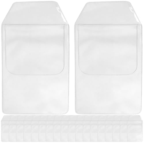 KHBUAB Bolsa Transparente para Enfermería Gran Capacidad de Almacenamiento, Organizador de Bolígrafos de PVC para Médicos y Enfermeras, Paquete de 20 Unidades