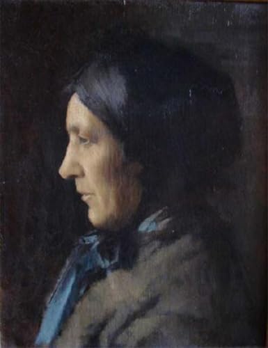 Lienzo de Marie Anne Henner por Jean Jacques Henner para decoración de dormitorio 60x90cm