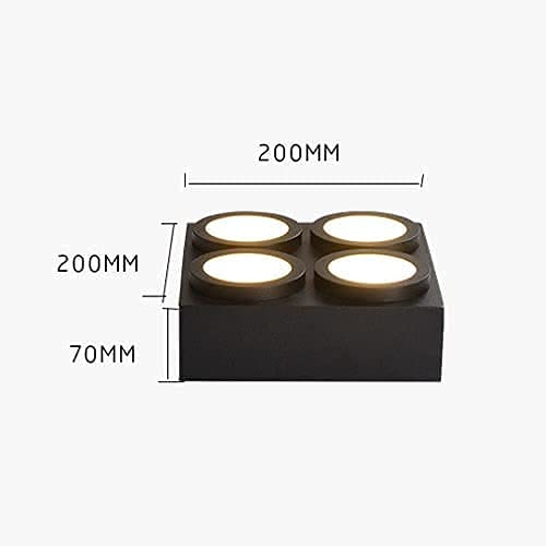 Spotlight spot de plafond à LED moderne au design géométrique pur