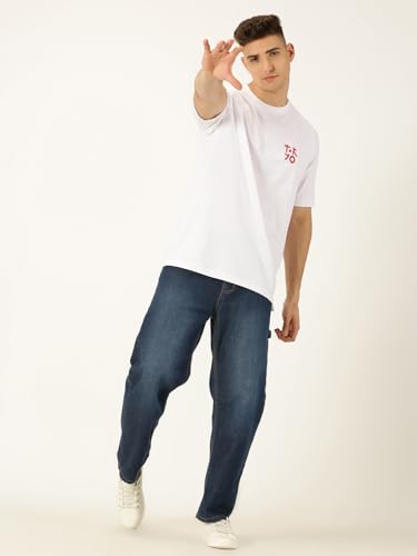 Image of Thomas Scott Men's | Graphic | Half Sleeve | Oversized Fit | 100% Cotton | Crew Collar | Casual Tshirt