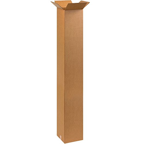 Image of TAPE LOGIC 10 x 10 x 60 Corrugated Cardboard Boxes, Tall 10 inchL x 10 inchW x 60 inchH, Pack of 15 | Shipping, Packaging, Moving, Storage Box for Home or Business, Strong Wholesale Bulk Boxes