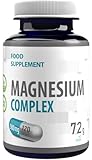 Hepatica Magnesium Complex per Serving 2000mg | L-Threonate, Bisglycinate & Taurate | 120 Vegan Capsules | High Strength Magnesium Supplement | No Fillers or Bulkers