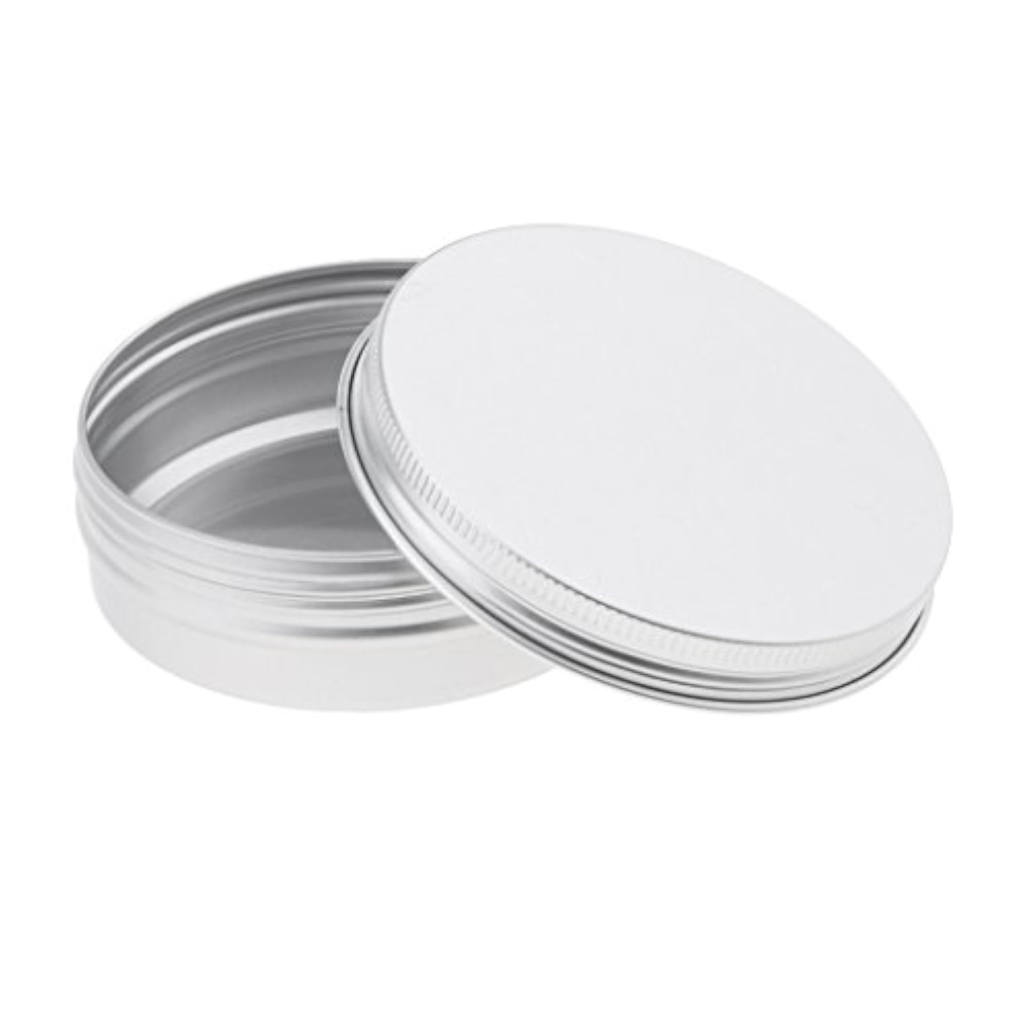 10 Empty Aluminum Tins with Screw Lids, 3.5oz