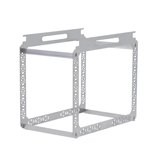 Caja de drenaje plegable para camping con agujeros de ventilación, portátil y versátil para exteriores, esencial para herramientas, tazas, preparación de alimentos, caravanas y tiendas de campaña