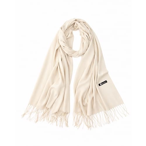 Lista de Bufandas para Mujer de esta semana. 40 Bluelander Bufanda de Invierno para Mujer, Chales, Pashmina, Grueso Cálido Borlas Bufanda Larga Mujer, Colores Calidos, a Prueba de Viento Invierno, Ajustable para Mantener...