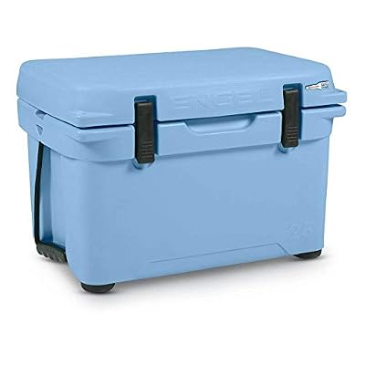 Engel Coolers ENG25 Cooler | 18 Can High Performance Durable Seamless Rotationally Molded Ice Box for Camping, Hunting, and Fishing