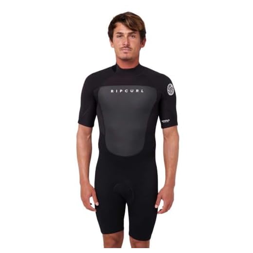 Rip Curl Herren Omega 2mm Back Zip Neoprenanzug Schwarz L