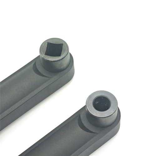 Image of 5inch Nylon Foldable Crank Handle Hidden Style Drill Press Revolving Handle with Round or Square Installation Hole for Industry Lathe Milling Grinding Machine (Round Hole 14x125)