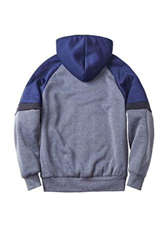 Image of Gary Com Heavyweight Sherpa Hoodies for Men, Thick Fleece Lined Full Zip Up Winter Warm Sweatshirts Work Jackets
