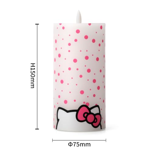 Vela LED blanca Hello Kitty de llama única decorativa HKLED009WP 6