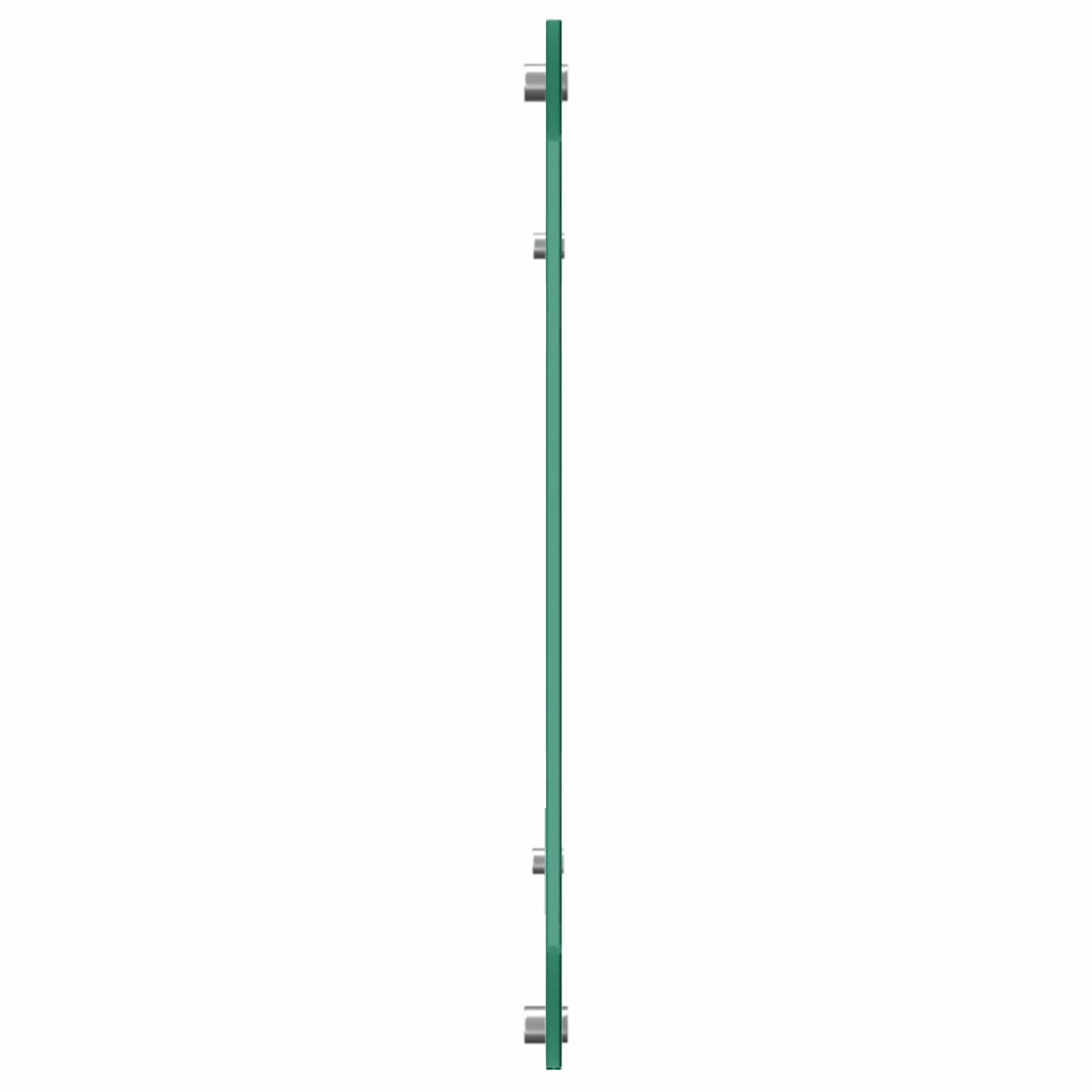 Crédence de Cuisine Gris foncé en Verre trempé 120 x 40 cm, dosseret thermorésistant avec 4 Trous pré-percés pour Cuisine Maison Restaurant Chef Professionnel, Entretien Facile