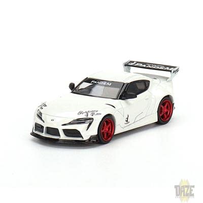 MINI GT  スープラ V1.0 (パールホワイト) チェイスカー MINI GT スープラ V1.0 (パールホワイト) チェイスカー