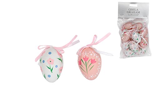 Gisela Graham decoración de Pascua  color rosa blanco flores