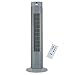 ANSIO Oszillierender Turmventilator mit Fernsteuerung- Säulenventilator - 76cm Standventilator - Ventilator - 3-stufigem Windmodus mit 3 Drehzahlen und langem Kabel(1,75m)Grau