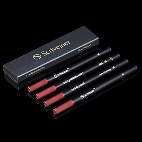 Scriveiner Rollerball Pen Refills Cover