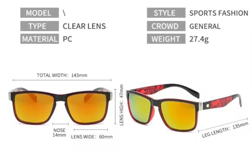 Pro Sport Sunglasses for Men- Polorizing Protection Lightweight Durable for Outdoors, Fishing, Running (W/Case, Artic Blue)4