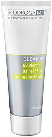 BiodrogaMD Clear+ Blemish Balm Honey 2.8 Oz