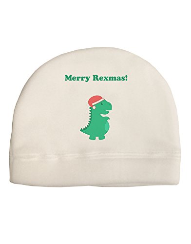 Merry Rexmas T-Rex Dinosaur Christmas Child Fleece Beanie Cap Hat
