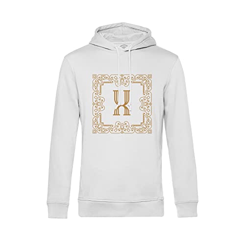 Sweat à capuche avec texte personnalisable : confort durable et motif Art Déco