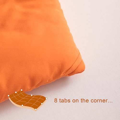 Image of NTBAY King Down Alternative Comforter, 104 x 90, Orange