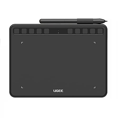 Image of UGEE S640W Wireless Graphic Drawing Pen Tablet (6.3 x 4.2 inch Graphic Tablet with 10 Hotkeys Support Windows, Mac, Linux, Android Mobile, Tilt Pressure 8192 Level Pressure Battery -Free Stylus)