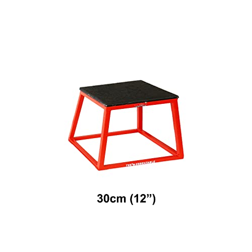 USI UNIVERSAL THE UNBEATABLE Metal Plyo Box (12 Inch) (Red) (Pack of 1 Pc.)