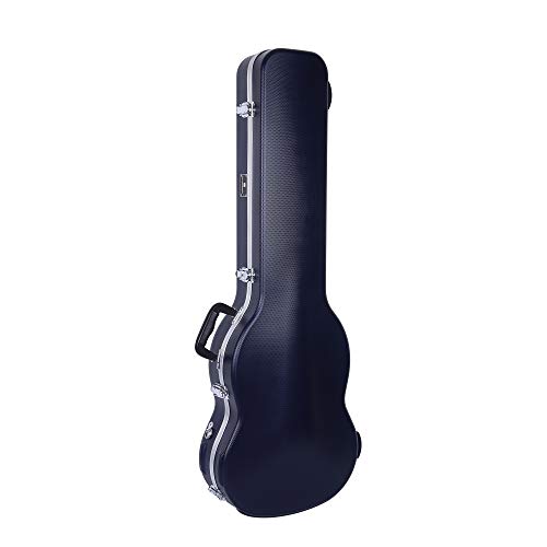 Image of Crossrock ABS Molded Arch Top Case for SG Electric Guitars, Backpack Straps, Blue(CRA860SGBL)