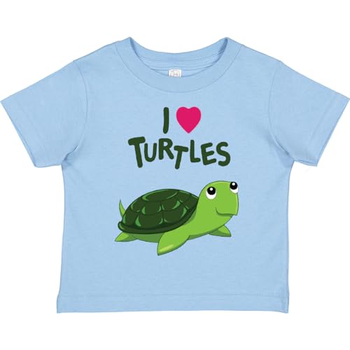 inktastic I Love Turtles Toddler T-Shirt