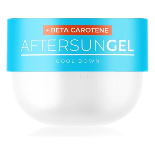BYROKKO Beta-Caroteno After Sun Gel Hidratante y Refrigerante para Piel Estresada por el Sol, prolonga el bronceado, alivia el enrojecimiento, nutre y absorbe rápidamente, 200 g