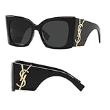 SAINT LAURENT SL M119 BLAZE YSL Monogram Logo Sunglasses with eSHADES Luxury Eyewear Kit Bundle