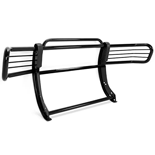 Kuafu Brush Grille Guard Compatible With 2001-2007 Ford Escape Front Bumper Grill Guard Powder Coated Black Grille Protective Cover Steel #TOP4