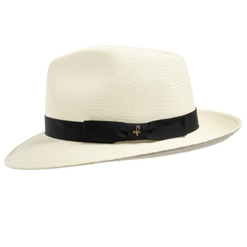 Image of Genuine Havana Retro Panama Straw Hat Classic Lightweight
