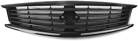 Front Bumper Grille For Infiniti G37/Q60 Coupe (2008-2015) - Carbon Fiber Look ABS Plastic Replacement - View #3