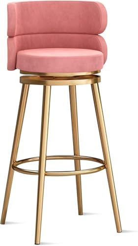 Taburetes Altos de Cocina Rosa Fucsia Marca Generic