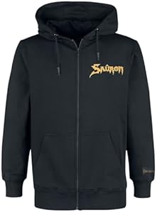 Difuzed Le Seigneur des Anneaux Sauron Veste à Capuche pour Homme Noir XL 84% Coton, 16% Polyester Fan Merch, Films, Noir, XL
