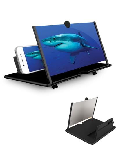ZEXIJOW 12 pollici Lente ingrandimento Smartphone, 3D HD lente ingrandimento