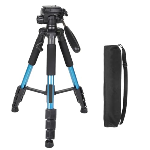Trépied en alliage d'aluminium Q111 bleu pour télescope et monoculaire