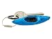 Kayak Keychain 5 New Colors Whitewater Creeker Key Chain Ring - Flexible PVC Plastic and Stainless Steel (Blue)
