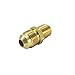 Nigo Industrial Co. Brass Tube Fitting, Half-Union, Flare x NPT Male Pipe (1, 3/8