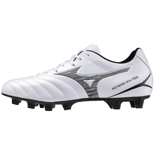 Mizuno Botas de fútbol para Hombre, 47 EU, Blanco, 47 EU