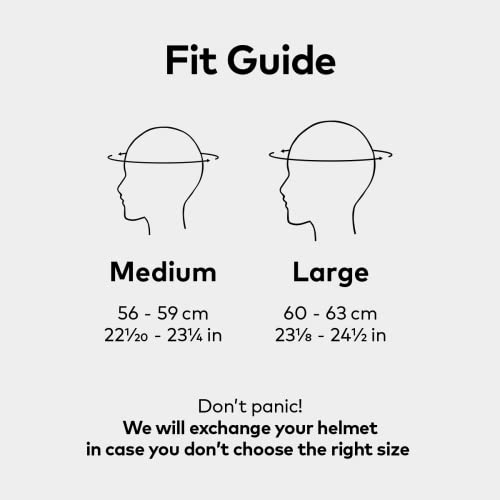 Closca Helmet Loop. Foldable Bike Helmet For Adults. Bicycle And Electric Scooter/Urban Commuter Unisex Helmet. Women And Men. (Black/White, L) #TOP6