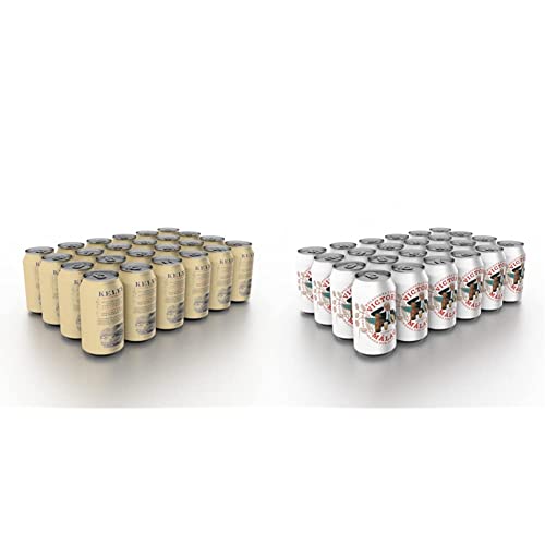 Keler Cerveza - Paquete de 24 x 330 ml, total de 7920 ml & Victoria Cerveza - Paquete de 24 x 330 ml - Total: 7920 ml