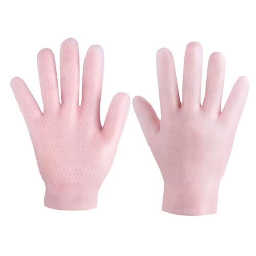 Housoutil 1 Pair Exfoliating Gloves for Women Moisturizing Gloves for Night Dry Hand Care