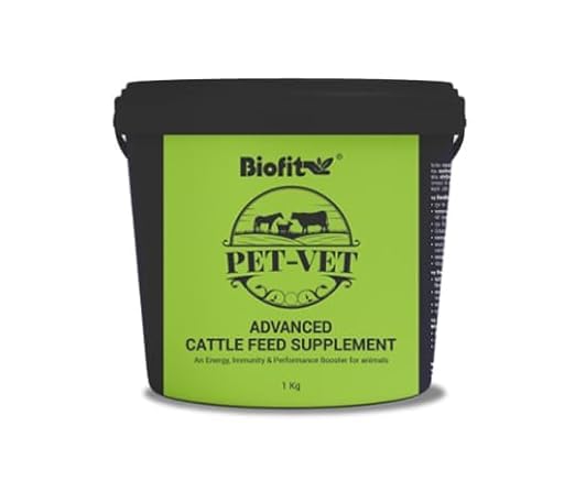 Biofit Pet Vet Advanced Cattle Feed Supplement New CFC Powder Milk Gainer additive for Cattle,Cow,buffelow Horses, Sheep, Goats and Poultry (1kg)-image-40