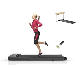Cinta Andar Escritorio Cinta de Correr eléctrica para el hogar, Deportes, Fitness, Caminar, colchoneta con Control Remoto, Ahorrar Espacio