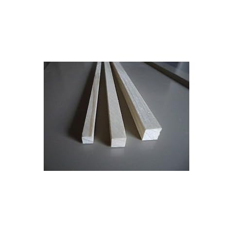 10 pack of 30cm long Wooden Craft Sticks - Pine Square Dowels Poles choose size (10mm x 10mm) Cover