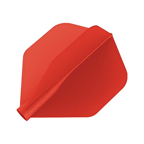 8 Flight Target Lot de 6 fléchettes en Plastique Rouge N°6 Cover