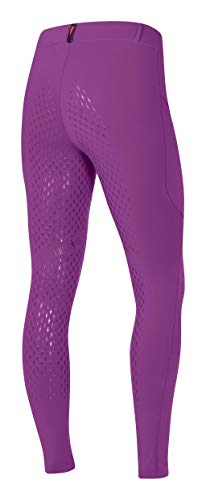 Kerrits Ice Fil Full Seat Tech Tight Viola Size: Large