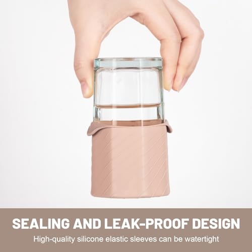 image for Mrsdry Bottle Covers for Travel, Leak Proofing, Travel Size Container 